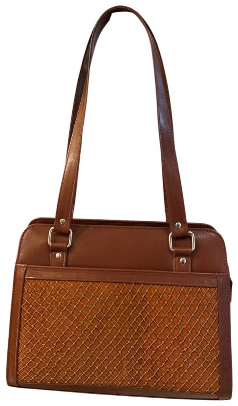 AURELIA WOVEN SHOULDER BAG