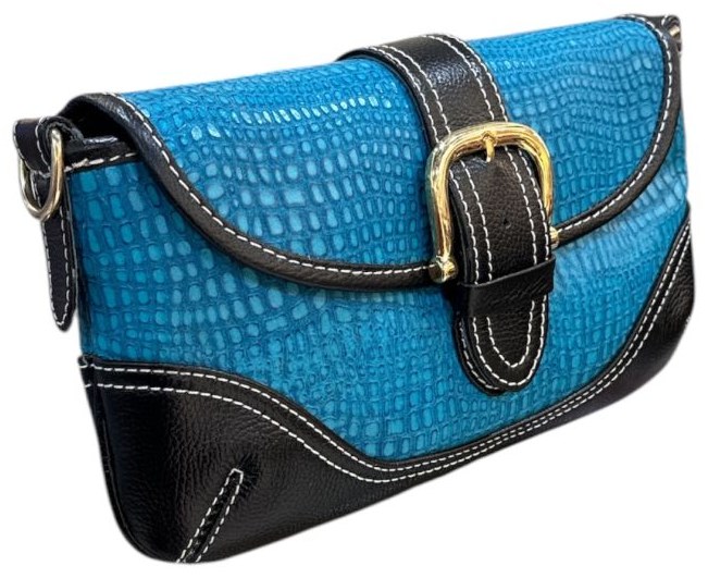AZURE CROC FLAP